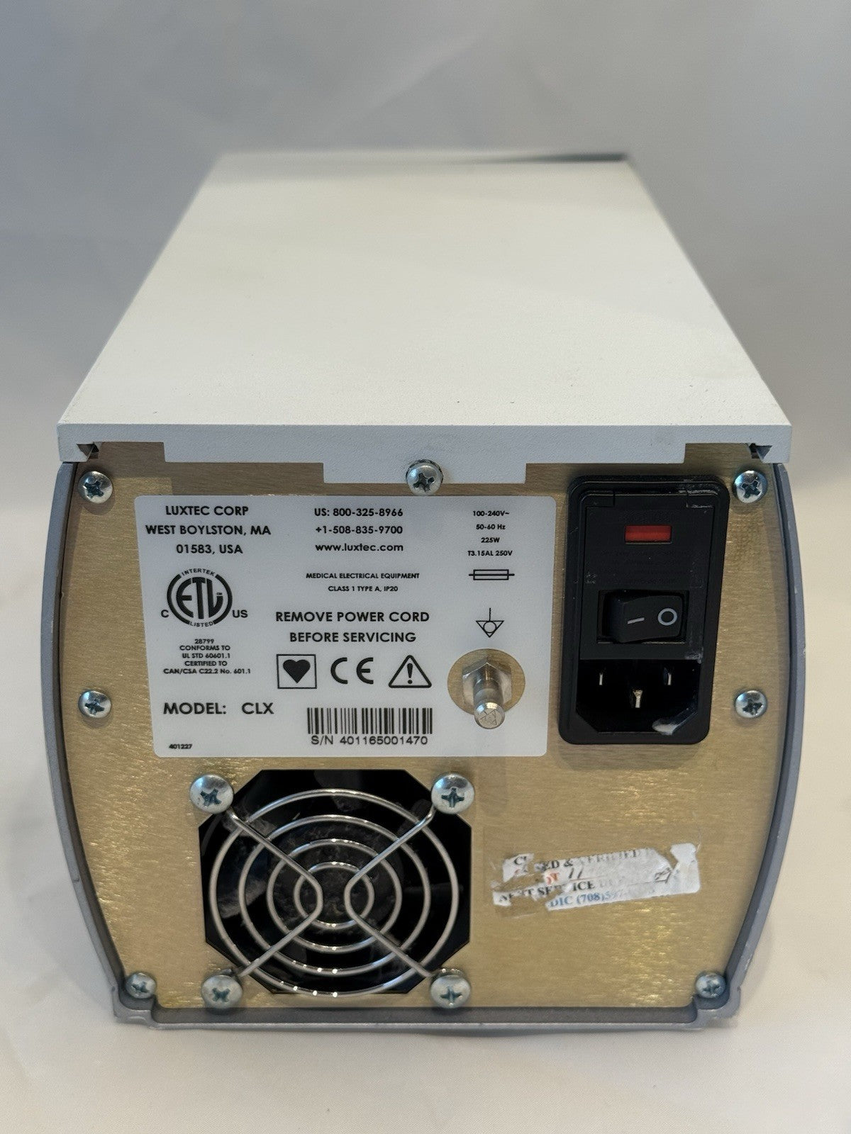 Luxtec CLX Light Source - EXCELLENT CONDITION