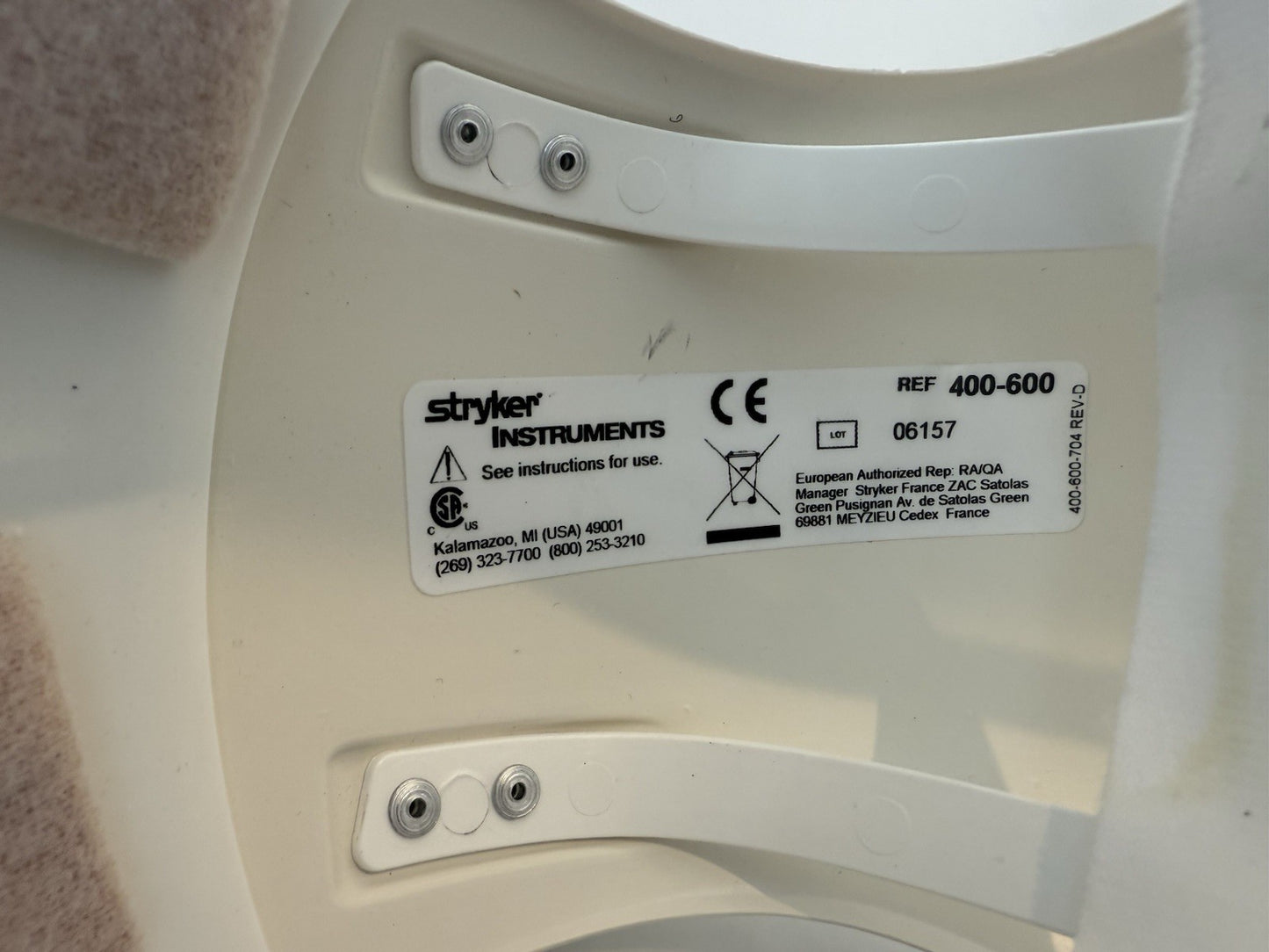 Stryker Surgical Helmet T4 400-600