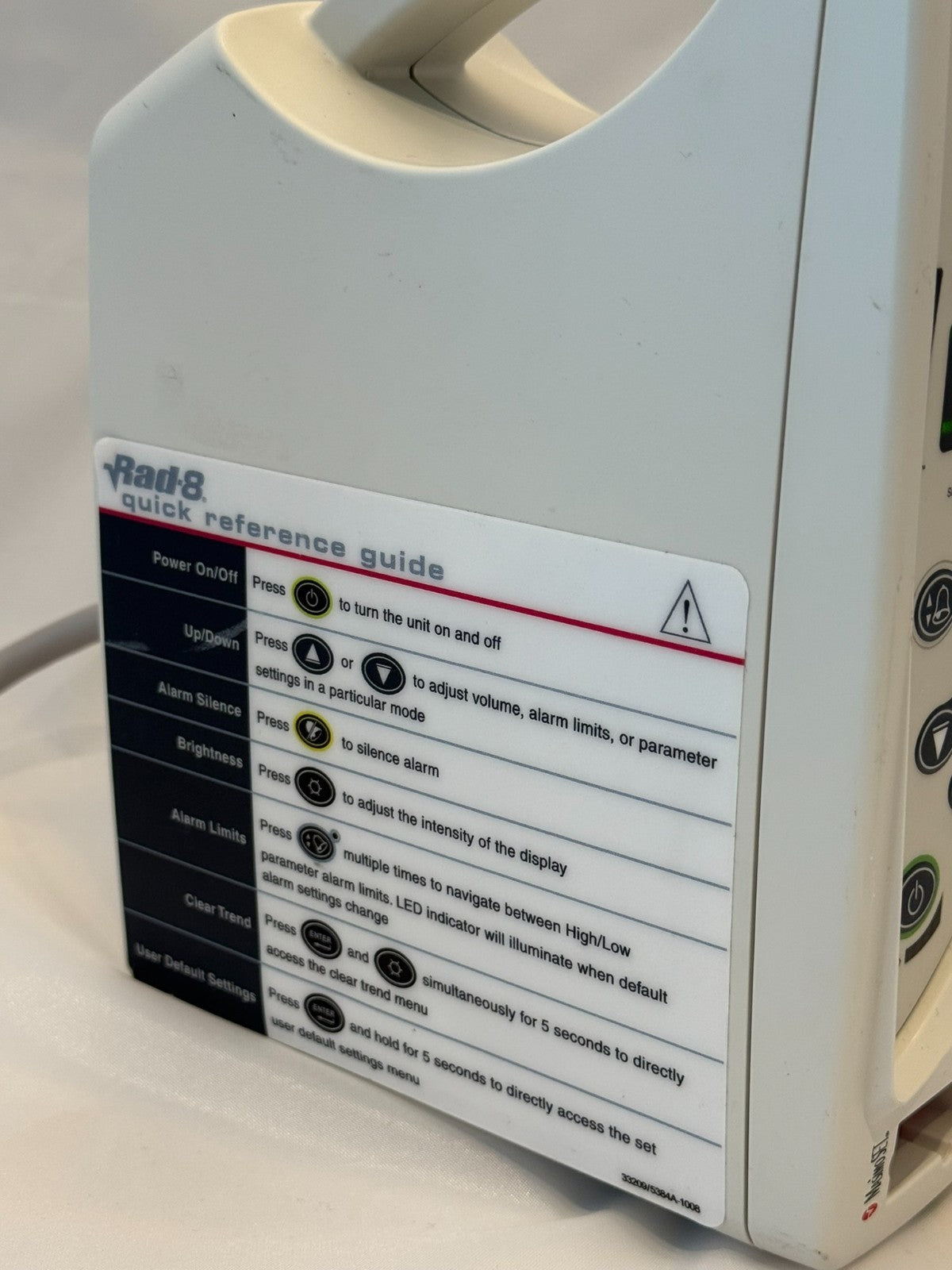 Masimo RAD-8 Signal Extraction Pulse Oximeter