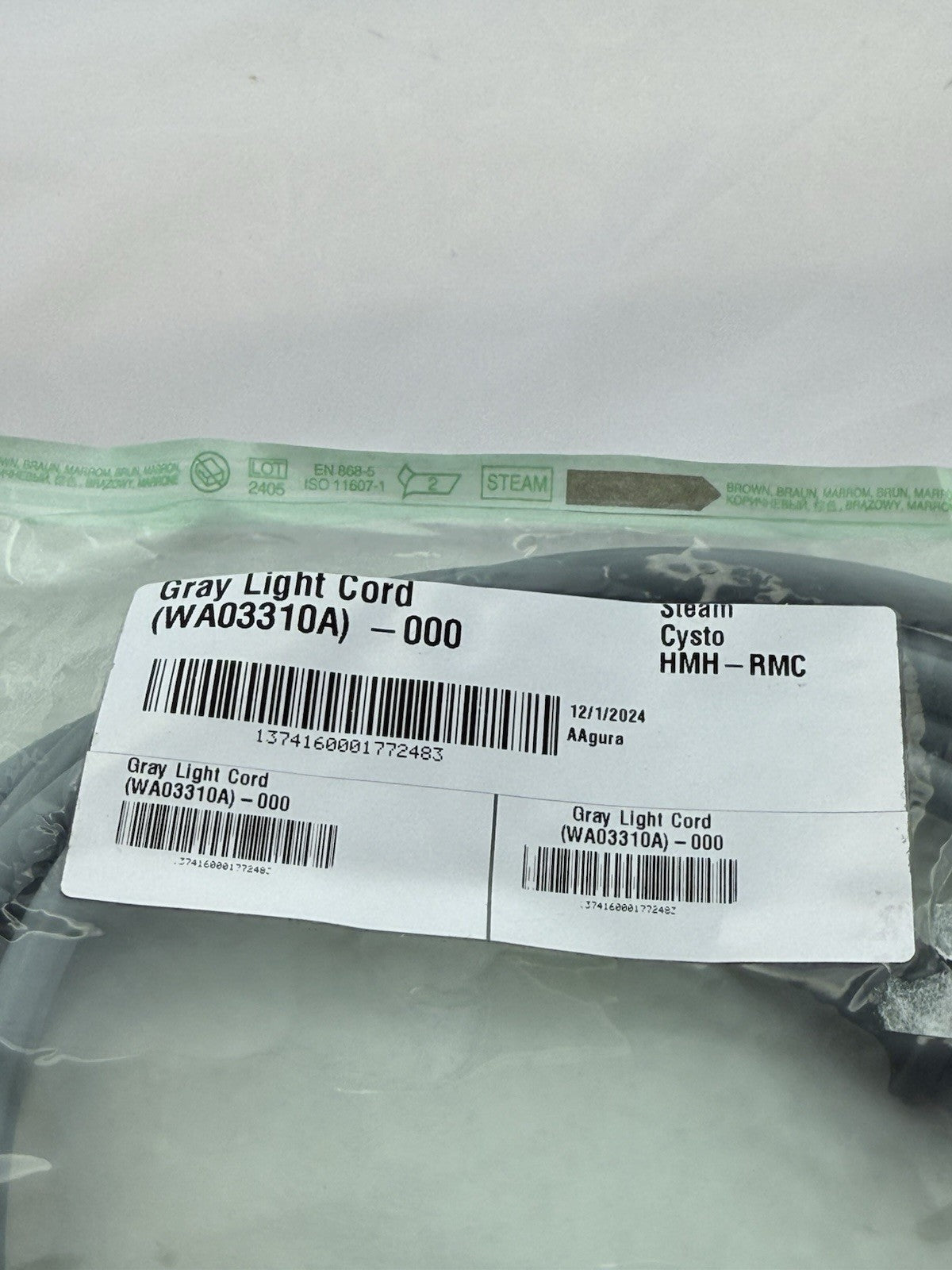 Olympus WA03310A Fiber Optic Light Cable, 4.25mm x 3m, CF Type