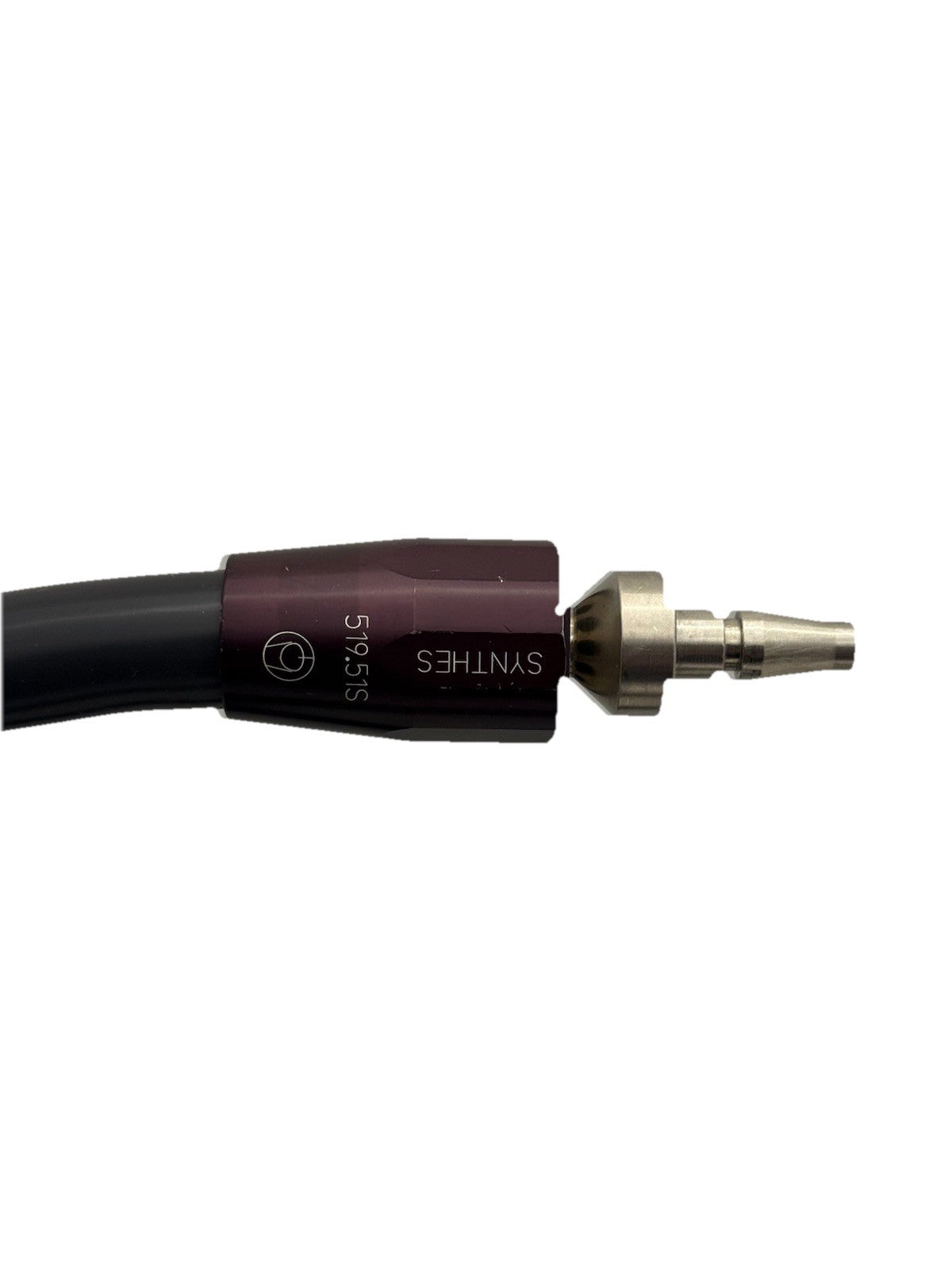Synthes 519.51S Double Nitrogen Air Hose Schrader Valve 9' Orthopedics Trauma