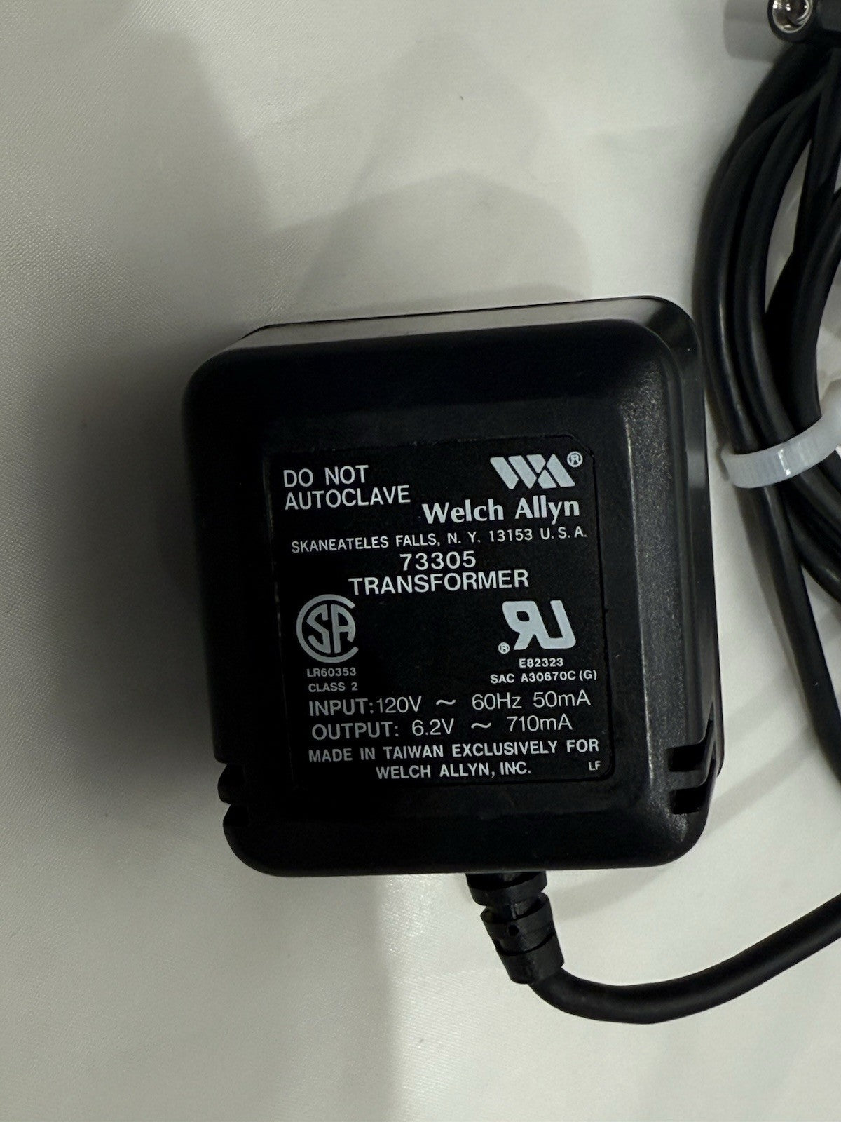 Welch Allyn Examination Illuminator 07800 light with 73305 Transformer - TESTED