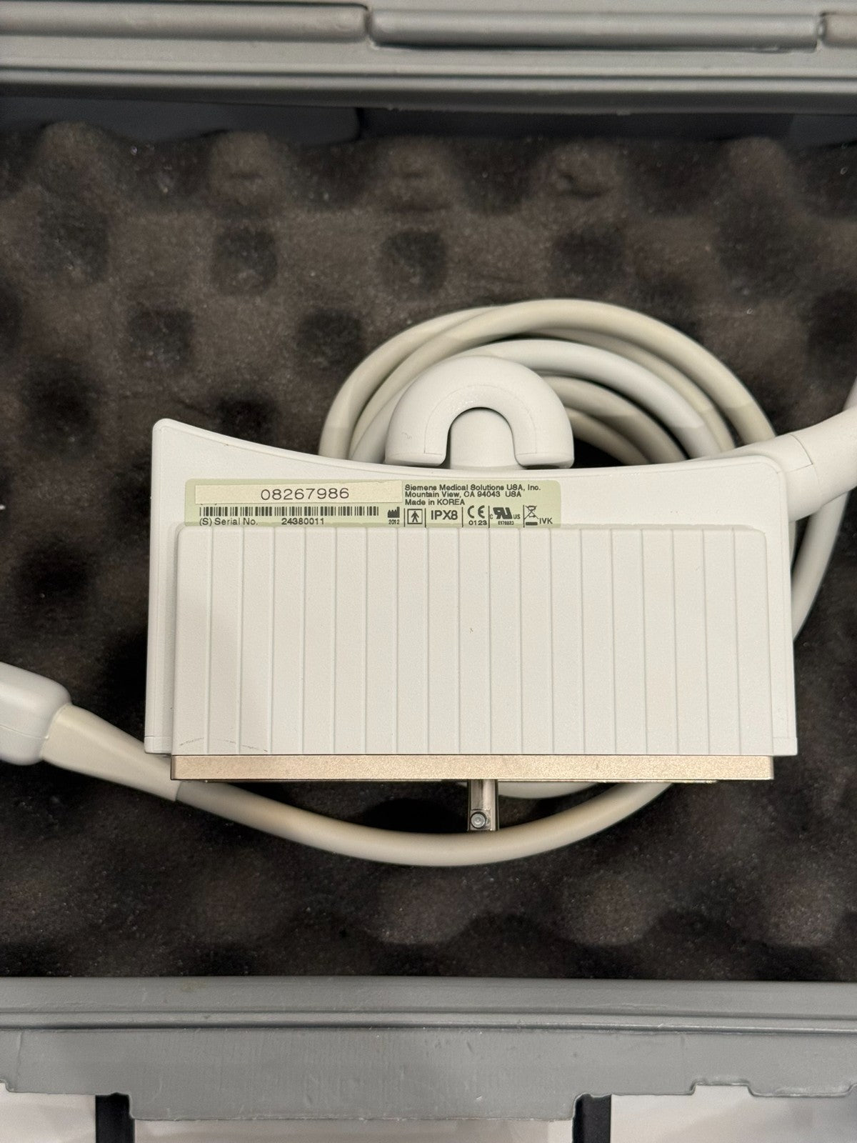 Siemens Acuson 10V4 Sector Array Ultrasound Transducer Probe 4-10 MHz w/ Case