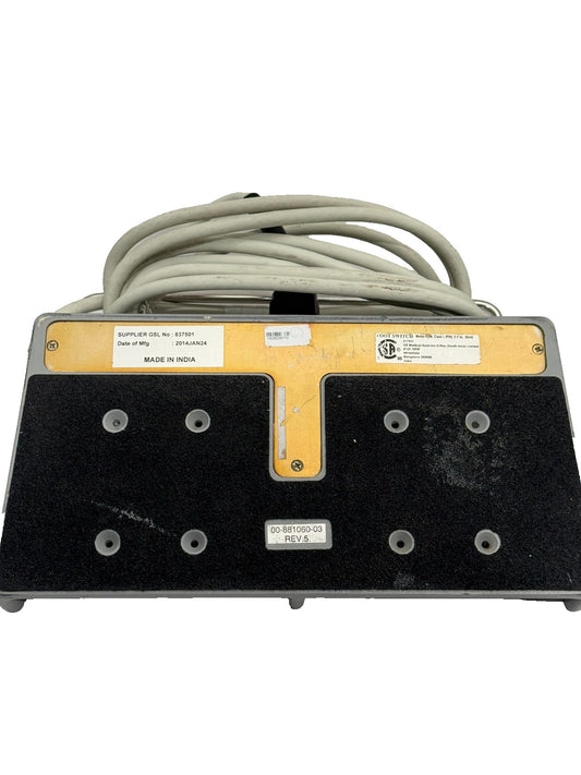 GE & OEC FootSwitch 00-881060-03 C-Arm 2 Button Pedals  ASM