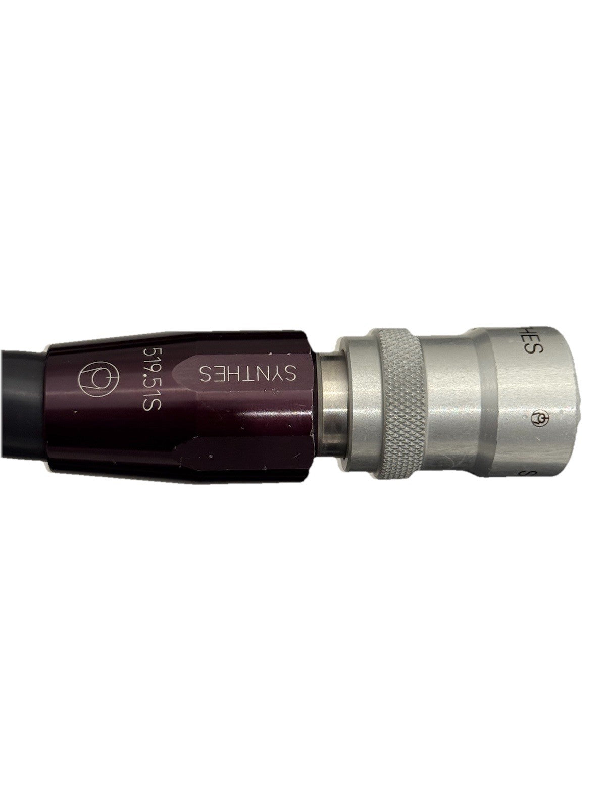 Synthes 519.51S Double Nitrogen Air Hose Schrader Valve 9' Orthopedics Trauma