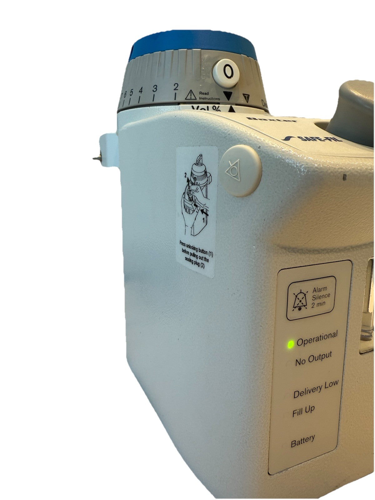 Baxter Drager D-Vapor Desflurane Vaporizer M35500 Sv 2.03