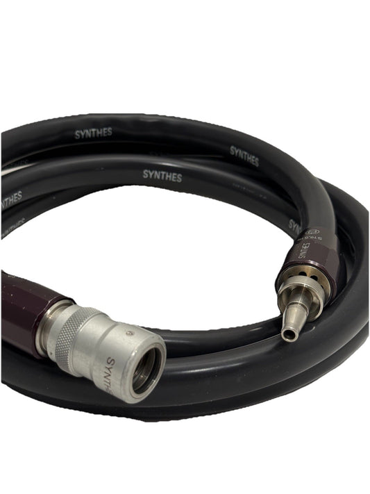 Synthes 519.51S Double Nitrogen Air Hose Schrader Valve 9' Orthopedics Trauma