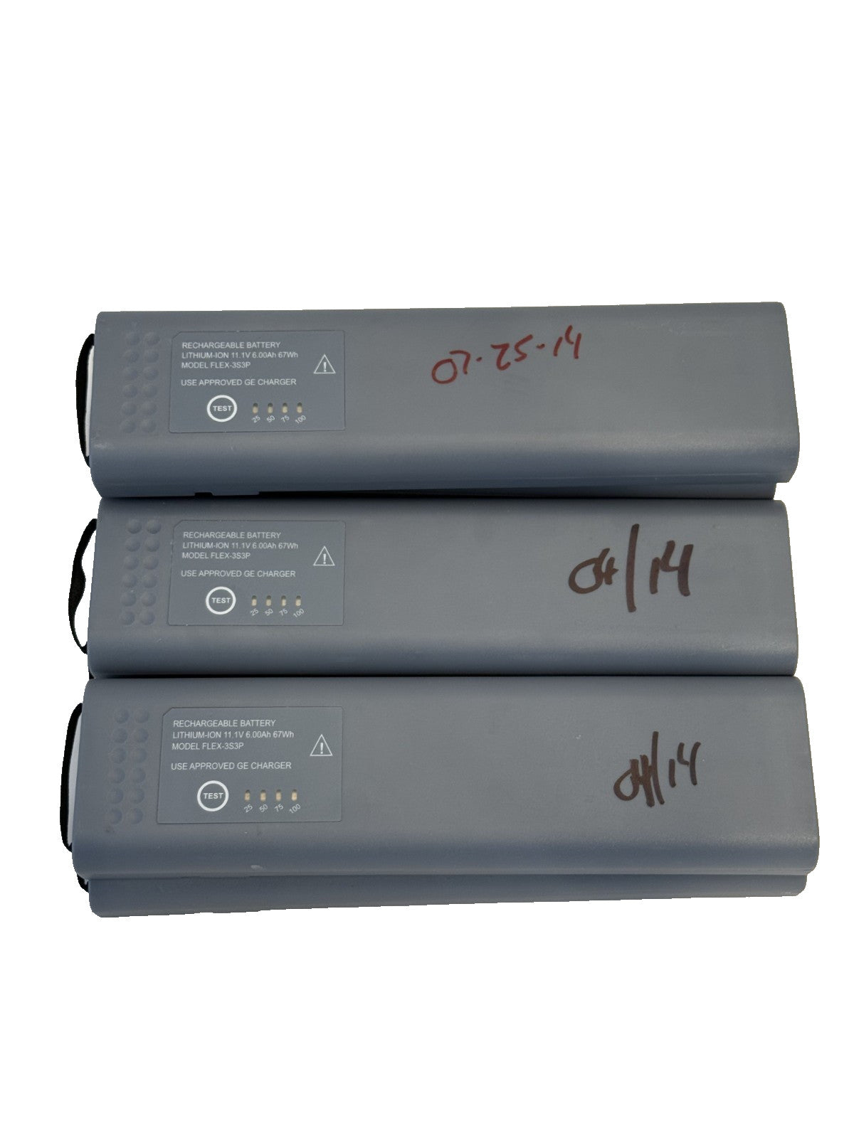 (Lot of 7) - FLEX-3S3P GE Healthcare Monitor B650 B850 GE-650 REF 2036984-001