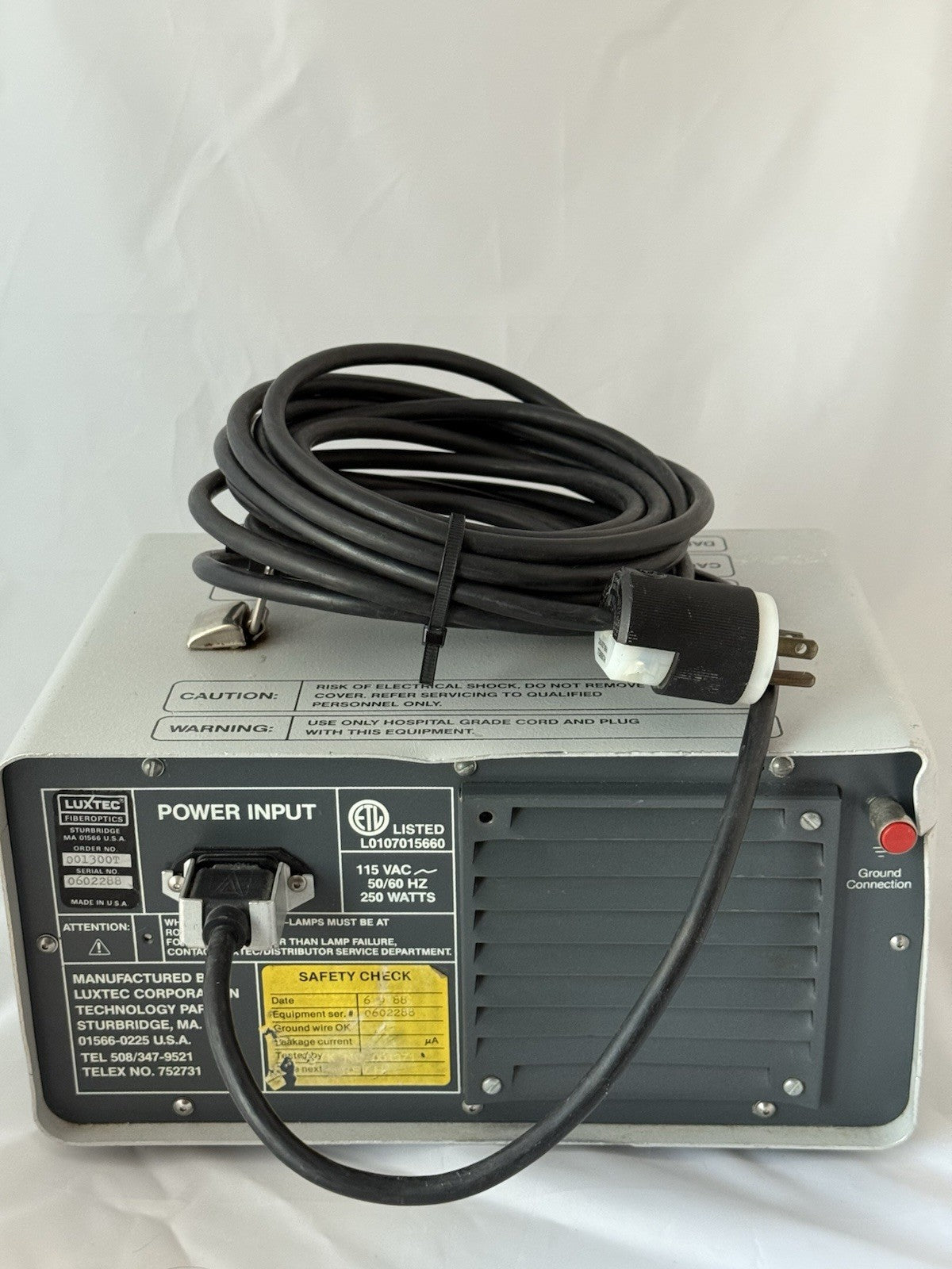 Luxtec Fiber Optic Light Source LUX 1150 - 3500k Twin Beam