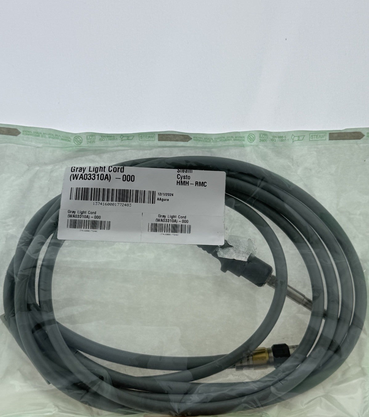 Olympus WA03310A Fiber Optic Light Cable, 4.25mm x 3m, CF Type